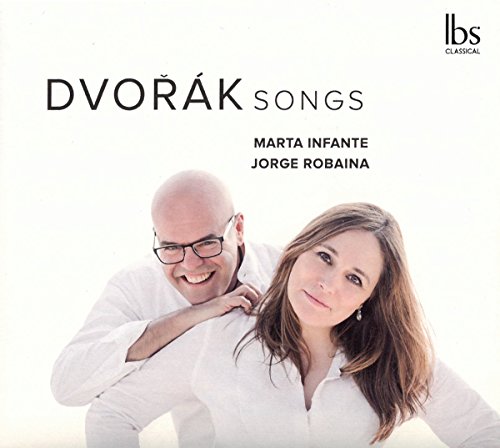 CD cover with man and woman, white background, "Dvorak Songs" title.