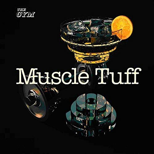 Vinyl record cover with a cocktail glass and orange slice illustration.