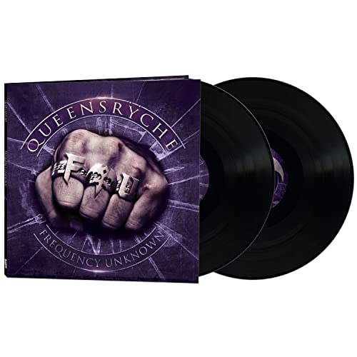 Queensryche “Frequency Unknown” deluxe vinyl record with cover art.