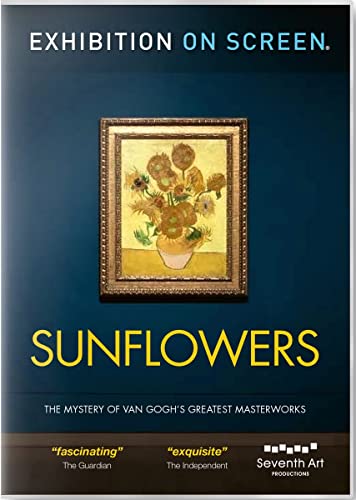 DVD cover featuring Van Gogh’s “Sunflowers” painting in a gold frame.