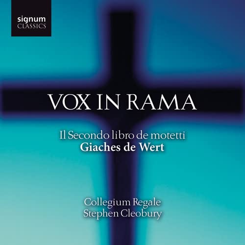 CD cover: blue gradient with a dark cross and white text.