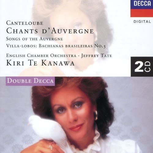 CD cover featuring portrait of Kiri Te Kanawa and text details.