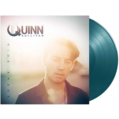 Quinn Sullivan’s “Wide Awake” teal vinyl record with portrait cover.