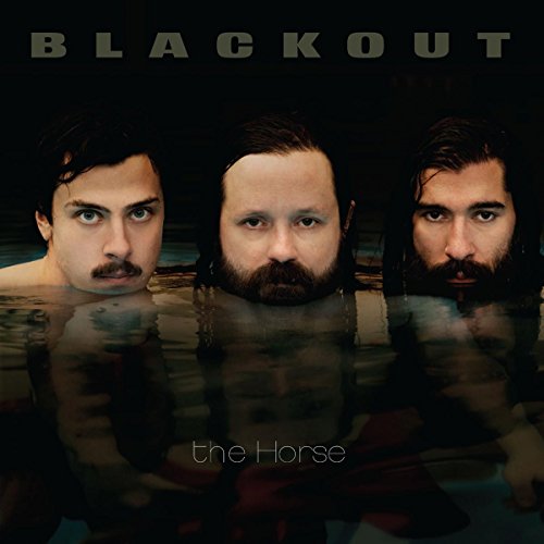 CD cover for Blackout - The Horse, featuring three men submerged in water.