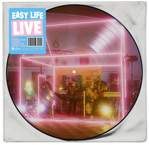 Easy Life band performing live at Abbey Road, vinyl record cover.