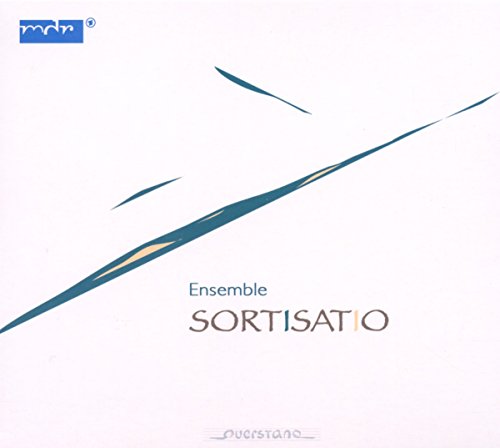 CD cover with abstract blue lines and the text "Ensemble SORTISATIO".