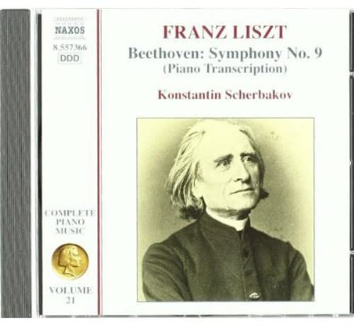 CD case featuring a portrait of composer Franz Liszt.