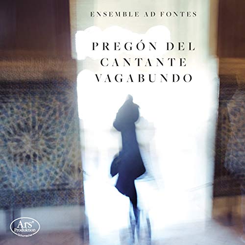 "CD cover with a silhouette of a person walking through a doorway."