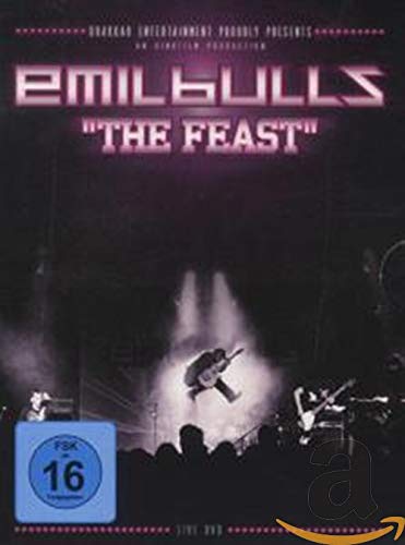 Emil Bulls "The Feast" DVD+CD cover with a musician mid-air on stage.