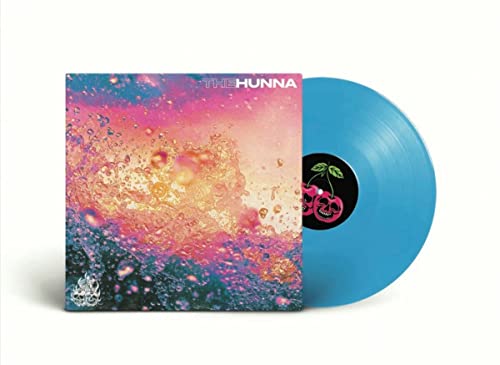 Blue vinyl record by The Hunna with colorful, splashy album art.