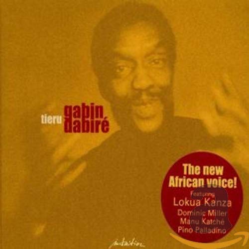 CD cover featuring portrait of Gabin Dabiré with red text and logo.