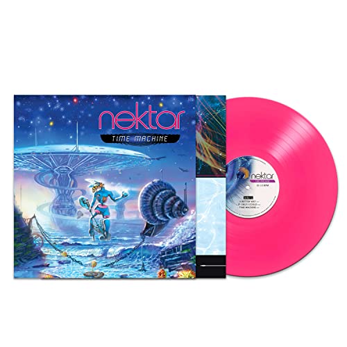 Nektar "Time Machine" vinyl record with colorful sci-fi album art.