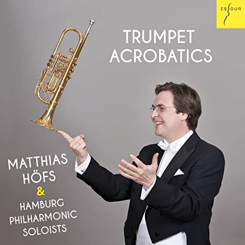 CD cover featuring a man in a tuxedo and a golden trumpet.