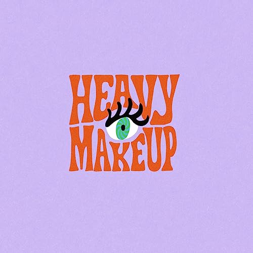 CD cover with orange text "Heavy Makeup" and a stylized eye.