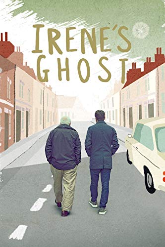 "Irene's Ghost" DVD cover featuring two men walking down a street together.
