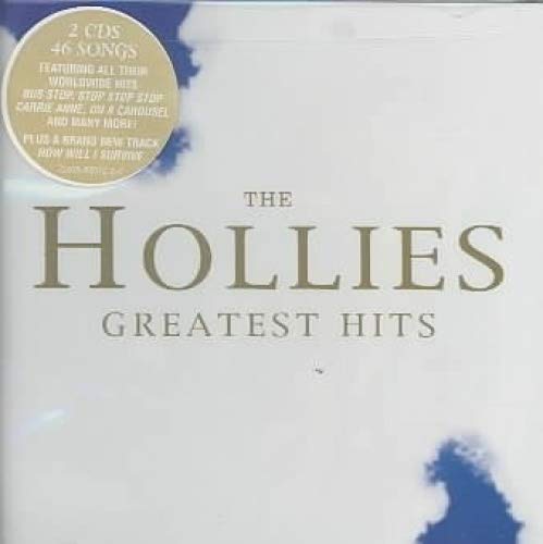 The image shows a CD cover with a white background and blue clouds.