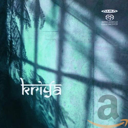 CD cover with shadowed window and the word "kriya" in white text.