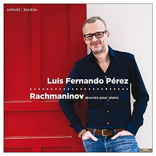 CD cover featuring pianist Luis Fernando Pérez in a blue shirt.