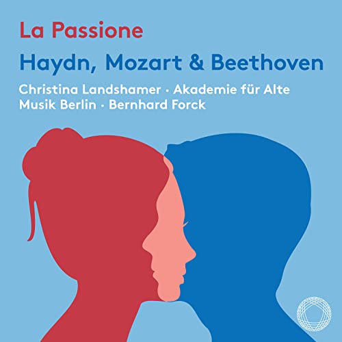 CD cover for "La Passione" featuring silhouettes of two faces.