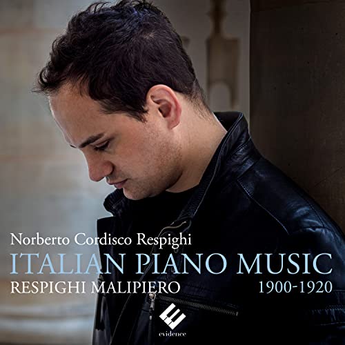 CD cover featuring a portrait of Norberto Cordisco Respighi, text, and logo.