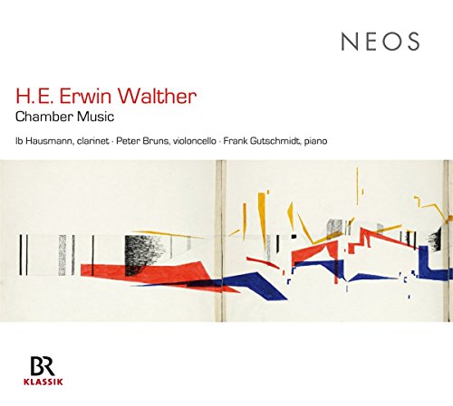 "CD cover with abstract art and text, featuring red, blue, and yellow shapes."