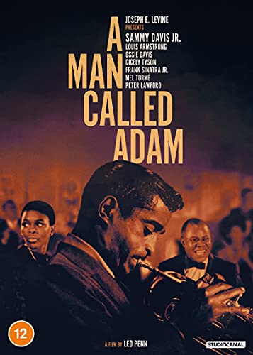 DVD cover for "A Man Called Adam" featuring a man playing saxophone.