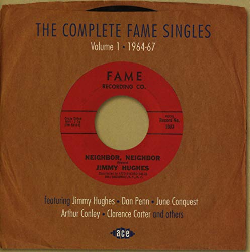CD cover for “The Complete Fame Singles Volume 1 - 1964-67” featuring a red record label.
