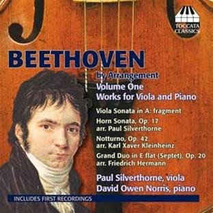 CD cover featuring a portrait of Beethoven and musical arrangements details.