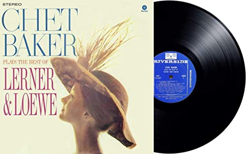 Chet Baker vinyl record featuring a woman in profile and blue label.