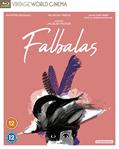 Falbalas" Blu-ray cover with a woman’s face and black feathered hat.