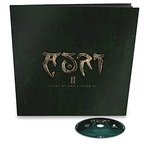 Dark green CD case with ornate gold lettering and accompanying disc.