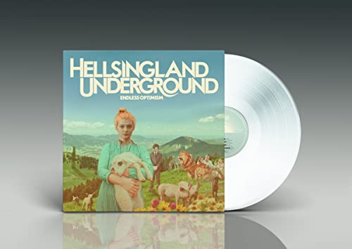 Hellsingland Underground "Endless Optimism" white vinyl record with pastoral cover art.