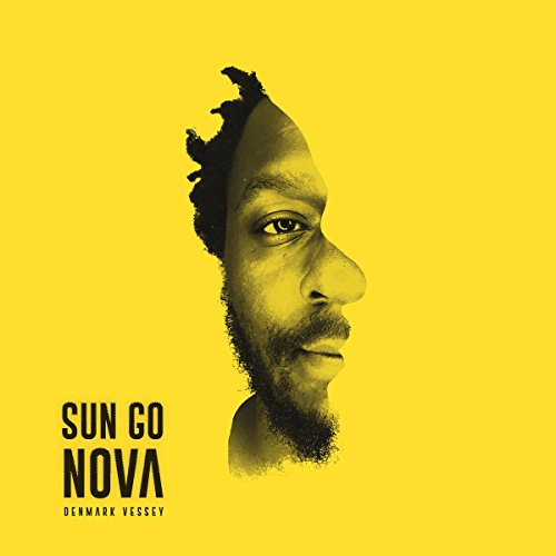 "Yellow album cover featuring a man's face with 'Sun Go Nova' text."