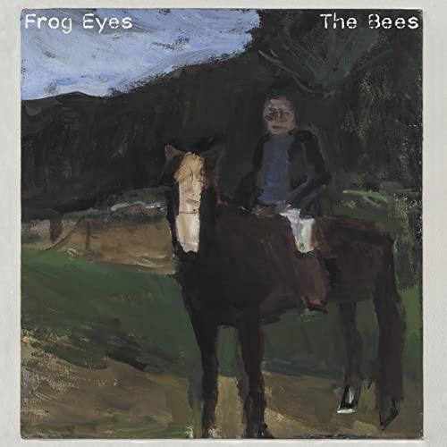 CD cover for Frog Eyes’ “The Bees” featuring a painted horse and rider.