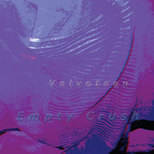 CD cover for Velveteen’s “Empty Crush” with abstract purple and blue textures.