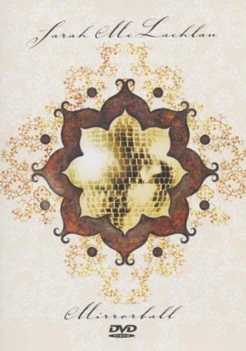 DVD cover for "Mirrorball" by Sarah McLachlan, featuring a gold and brown mandala design.