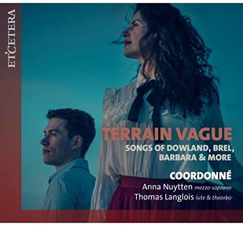 CD cover: two people in profile against a teal background.