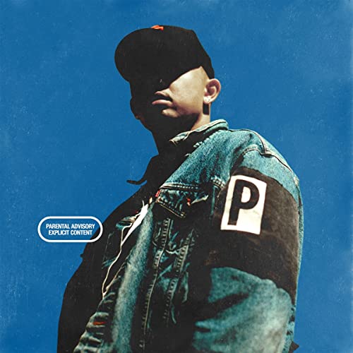 Album cover featuring a man in a denim jacket and black cap.