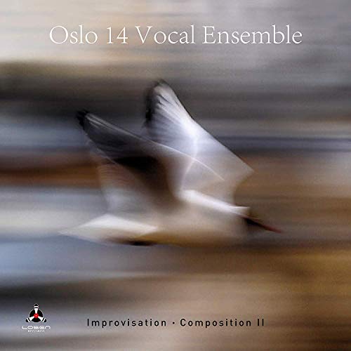 CD cover with a blurred seagull in flight, Oslo 14 Vocal Ensemble text.