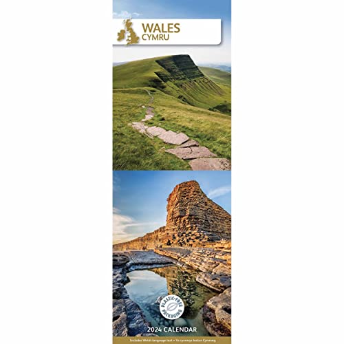 Wales Slim Calendar 2024