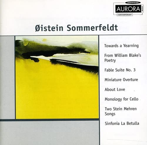 CD cover for Øistein Sommerfeldt’s classical music album, “Towards a Yearning.”