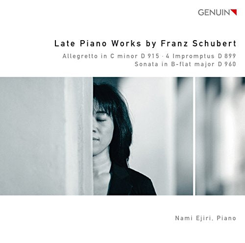 CD cover featuring a black-and-white photo of a woman peeking from behind a curtain.