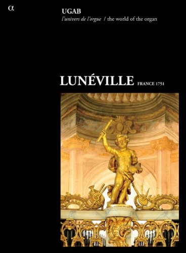 A CD cover with a golden statue on an ornate balcony, on a black background.