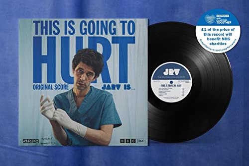 This Is Going To Hurt" vinyl record with a doctor's portrait on the cover.