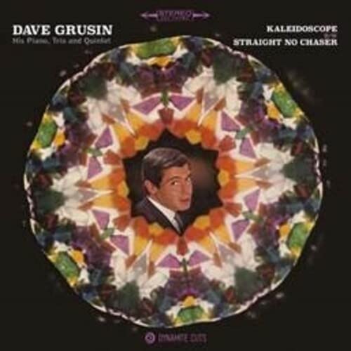 Dave Grusinās āKaleidoscopeā vinyl record cover with a colorful, floral design.