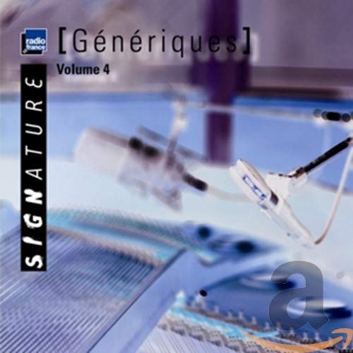 CD cover for “Generiques Vol.4” featuring a stylized airplane image.