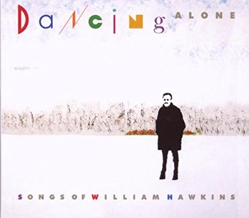 "Dancing Alone" album cover featuring a man standing alone in a snowy landscape.