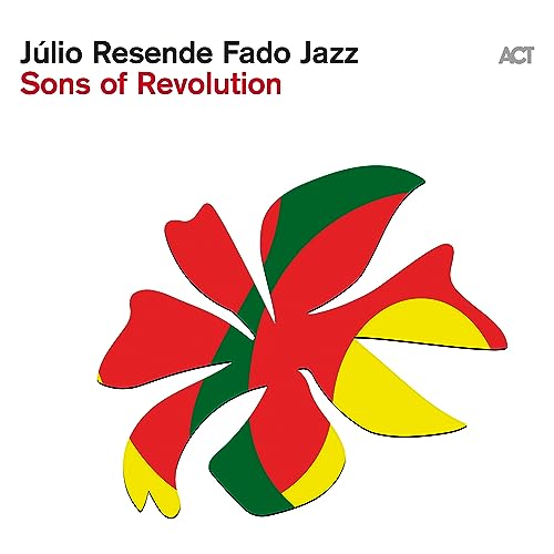 CD cover for “Julio Resende - Fado Jazz” with a red and yellow flower.
