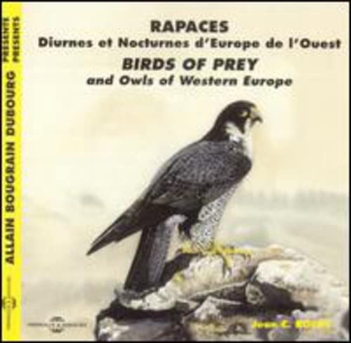 CD cover featuring a falcon perched on prey, titled “Birds of Prey.”