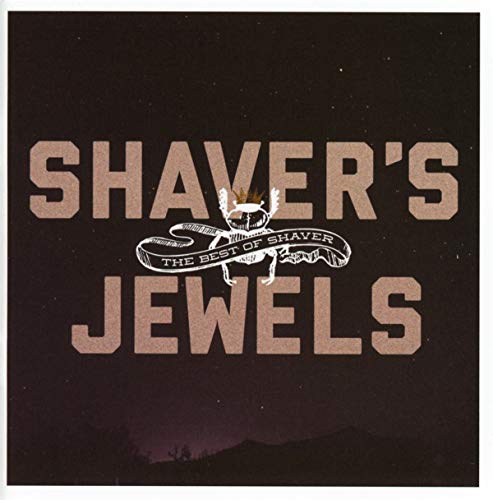 CD cover for Shaver's Jewels: The Best Of Shaver, beige text on black.